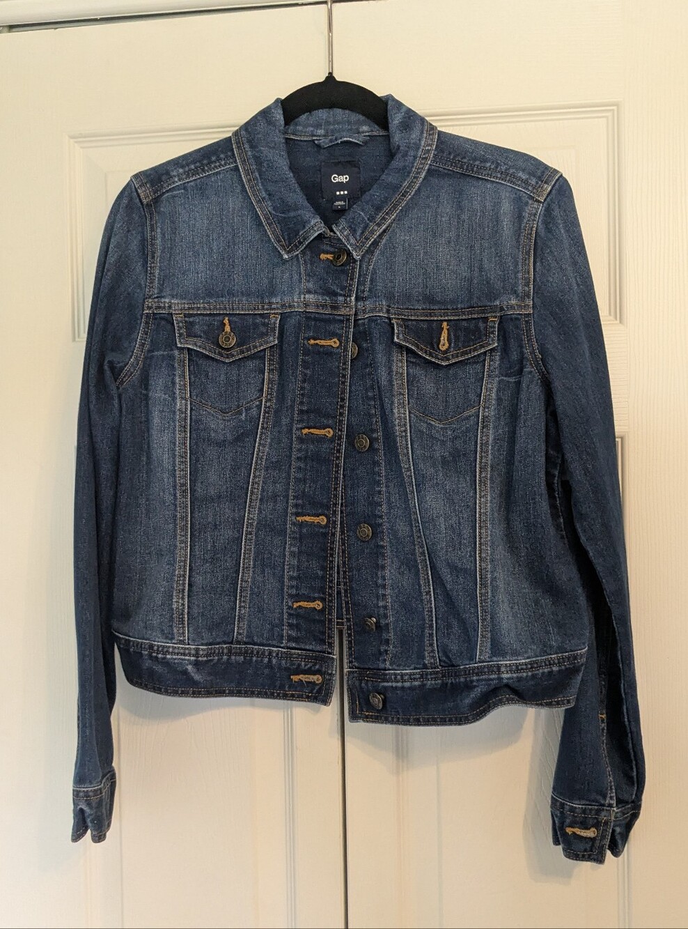 GAP Women's Indigo Denim Jacket Size Large